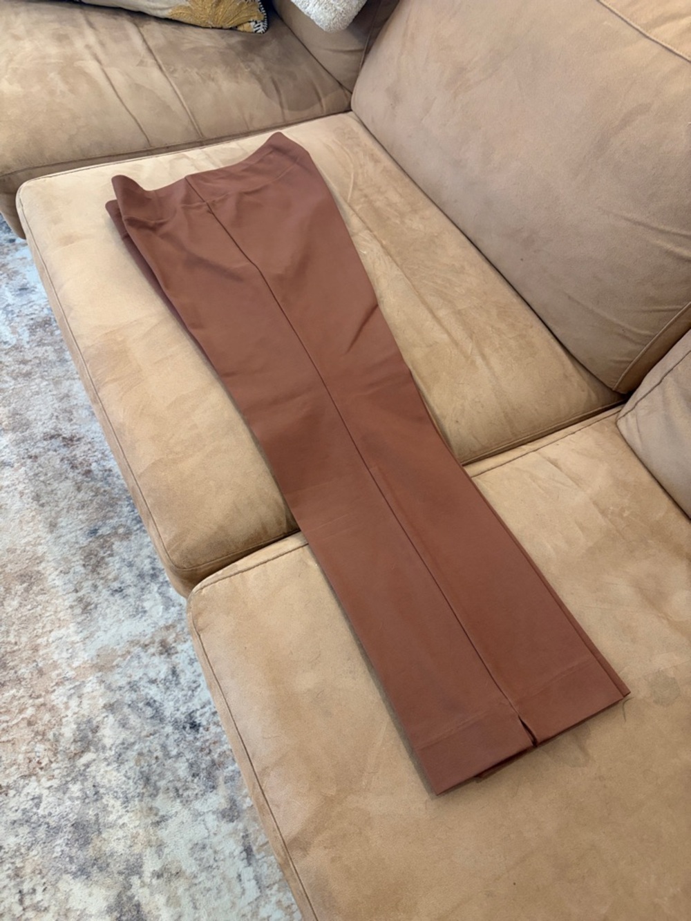 Insight Women's Straight Leg Pants in Warm Brown
